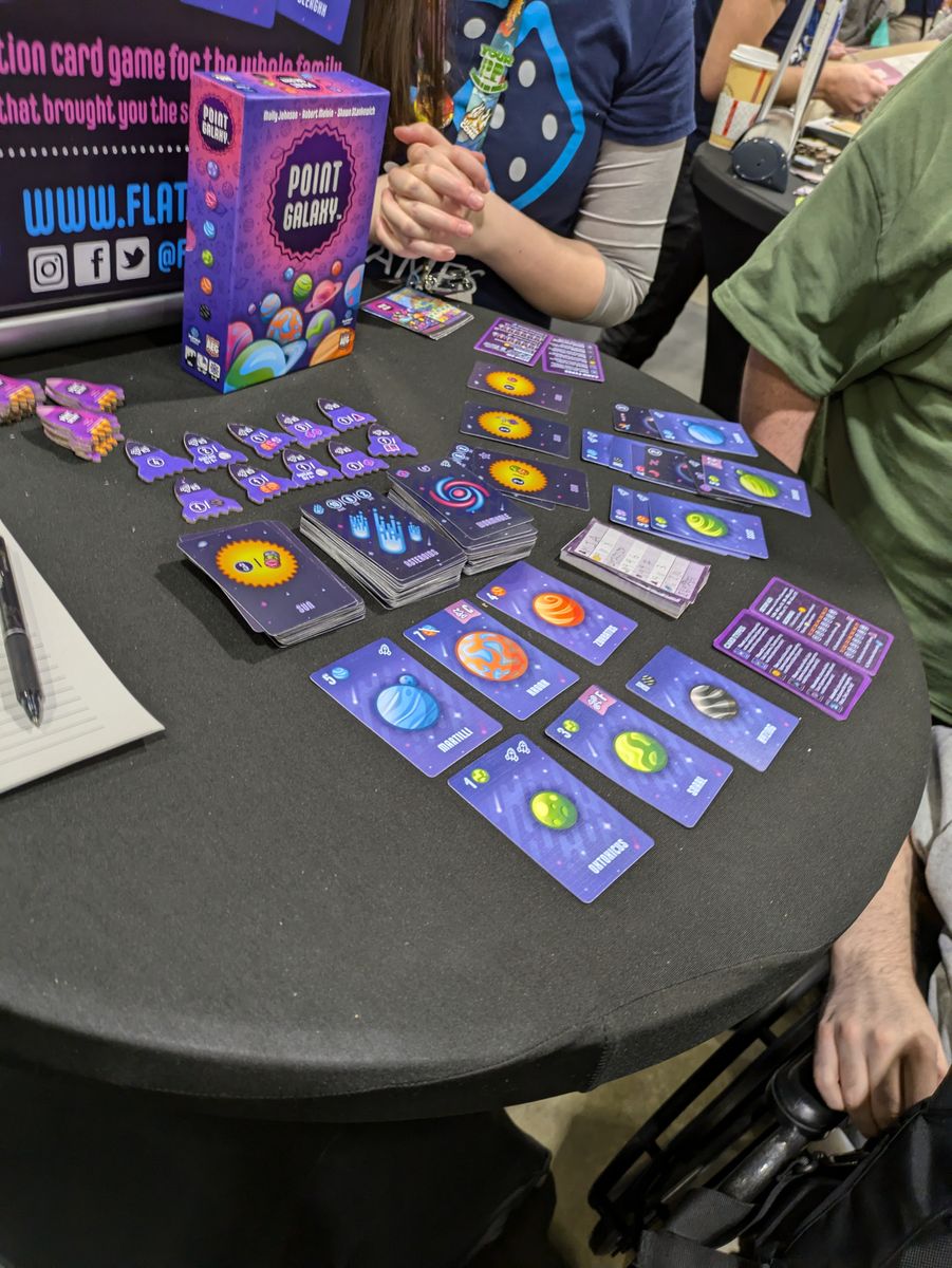 Point Galaxy prototype demonstration at PAX Unplugged