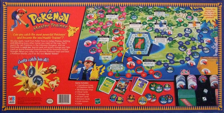 Pokémon Master Trainer box back
