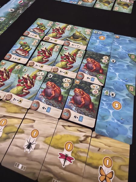 Pondscape board game in progress
