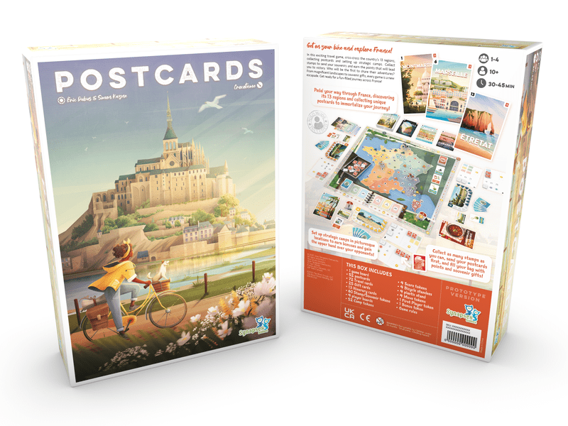 Postcards box art
