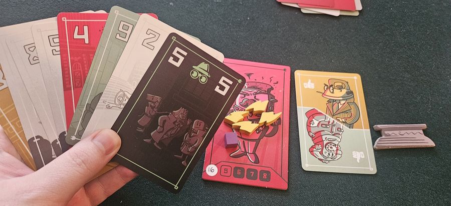Power Vacuum board game components