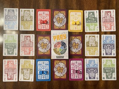 Prey game components
