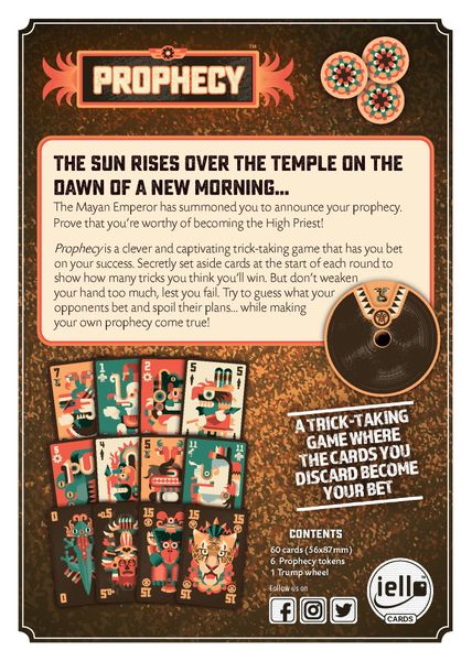 Back of Prophecy board game box