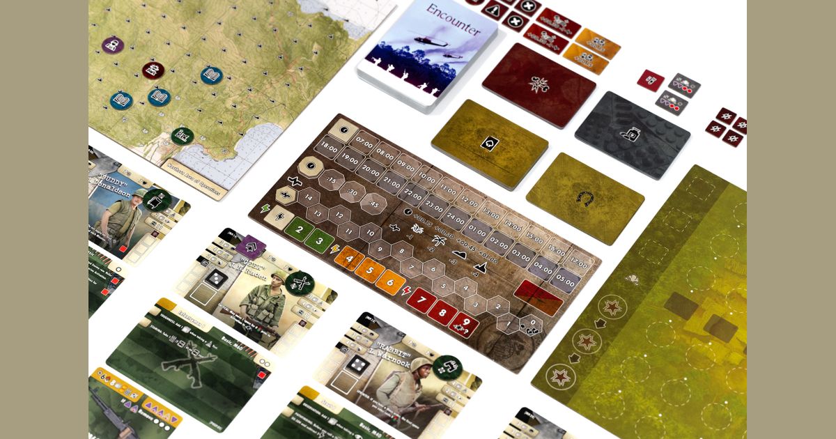 Purple Haze board game components