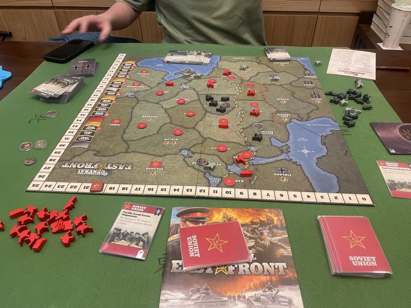 Quartermaster General East Front game in progress
