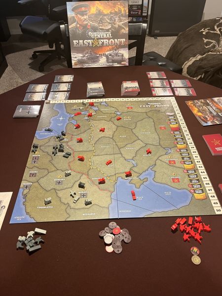Quartermaster General East Front setup and components