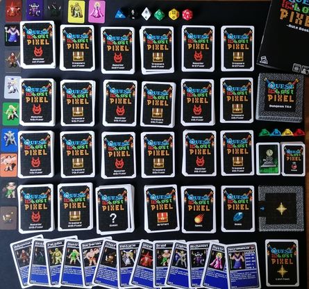 Quest for the Lost Pixel game contents