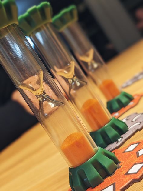 Quicksand board game sand timer components