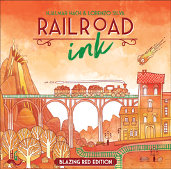 Railroad Ink: Blazing Red Edition box art
