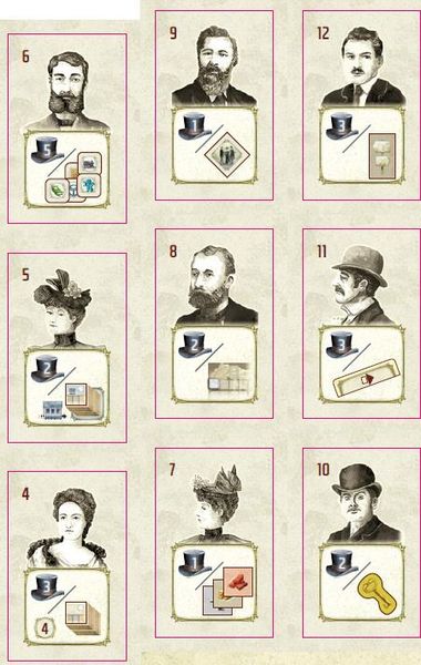Raising Chicago board game components