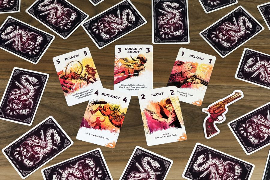 Rattlesnake action cards