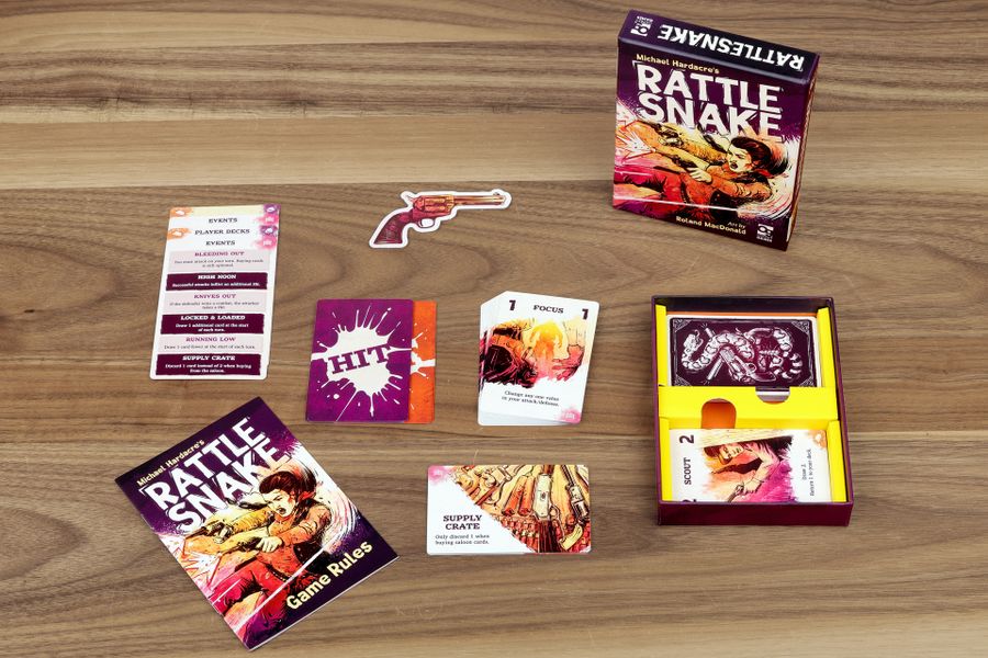 Rattlesnake card game components