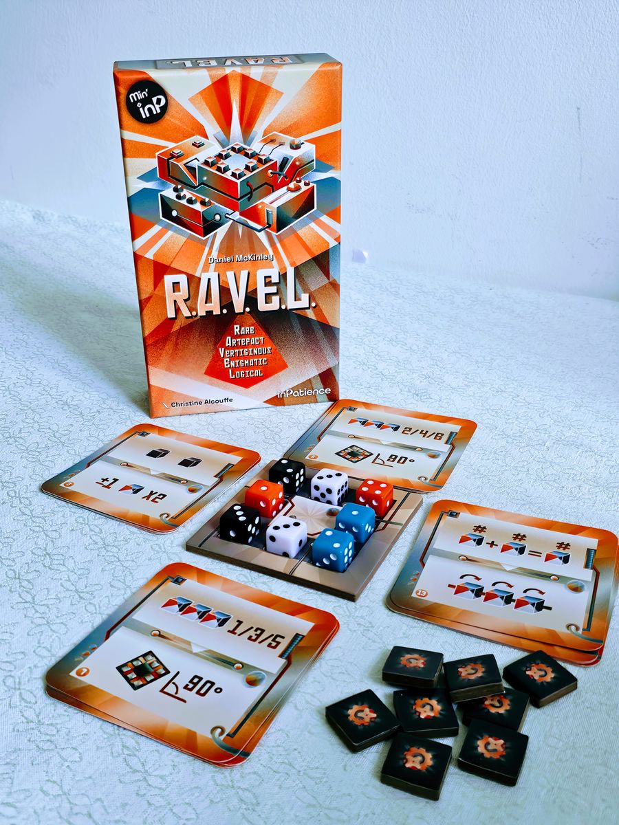 RAVEL solo dice puzzle setup