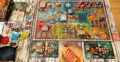 Reavers of Midgard two-player game setup
