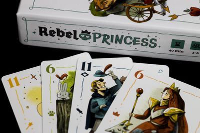 Rebel Princess game cards and character cards