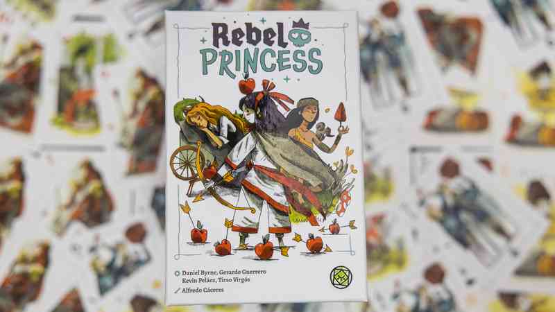 Rebel Princess cards arranged during play