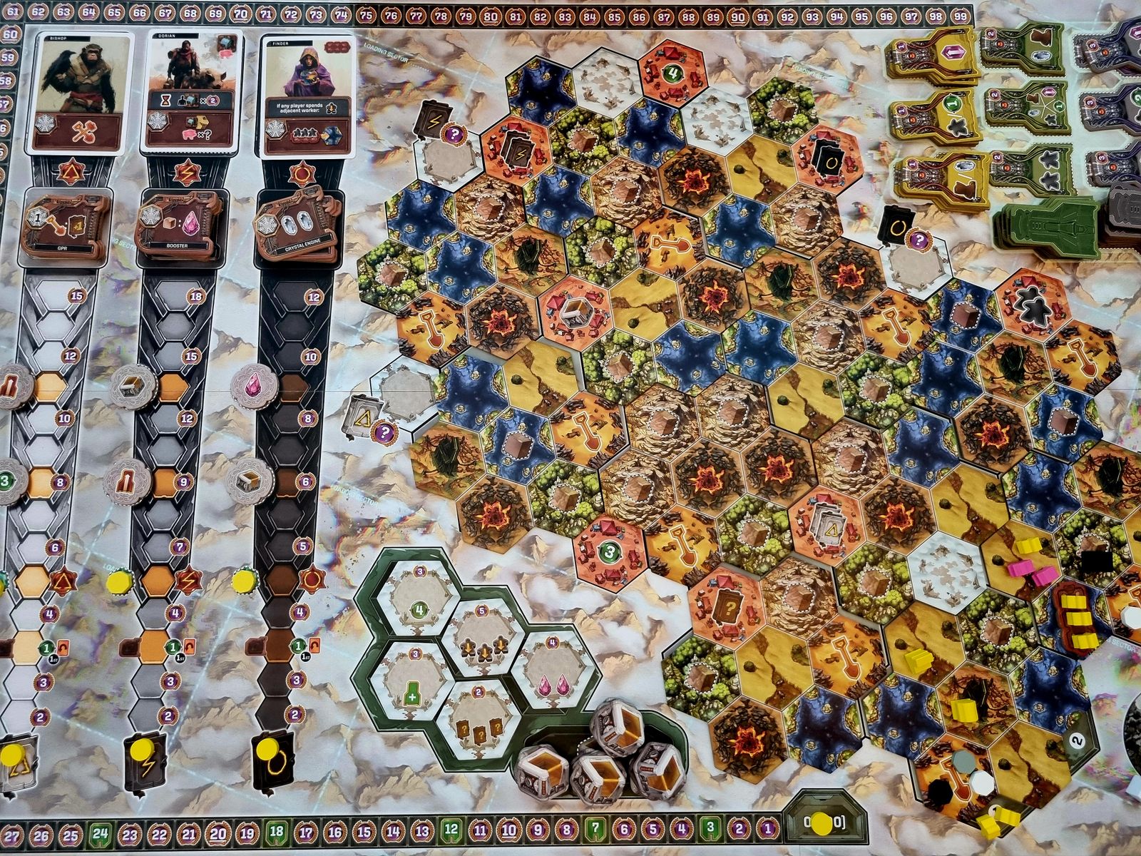 Recall modular game board overview