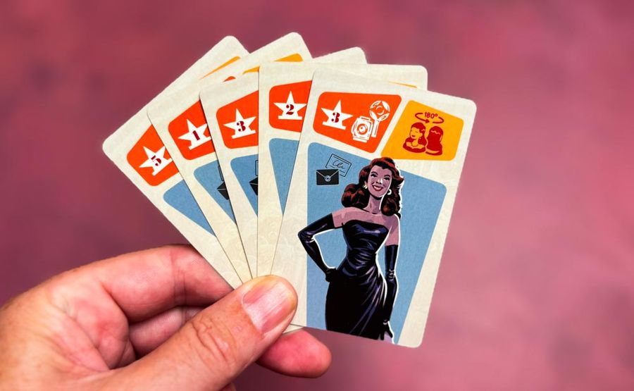 Red Carpet board game action cards close-up