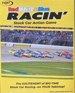Red White & Blue Racin': Stock Car Action Game box art