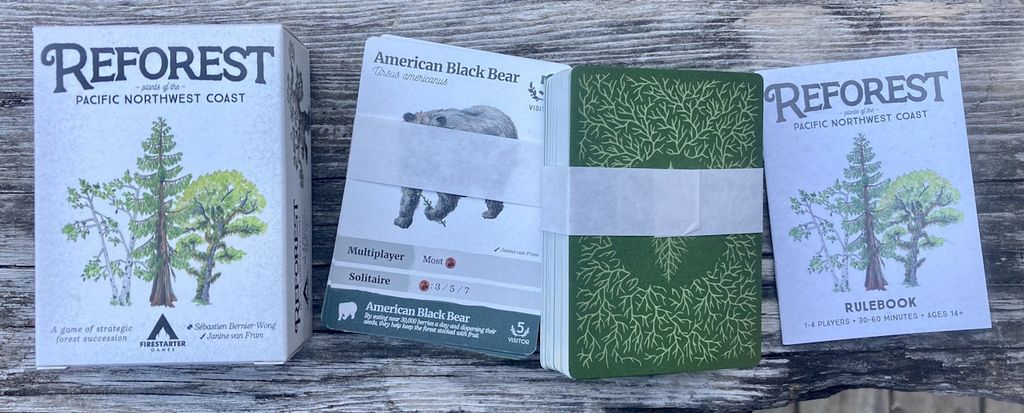 Reforest box and complete card game contents