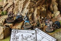 Relicblade miniatures skirmish in progress