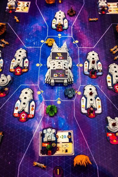 Revenant central fleet board during play