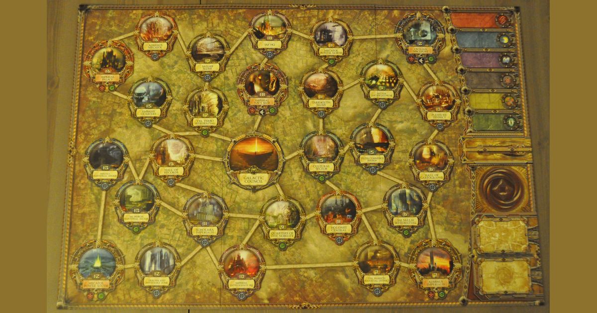 Rex Final Days of an Empire Mecatol City board