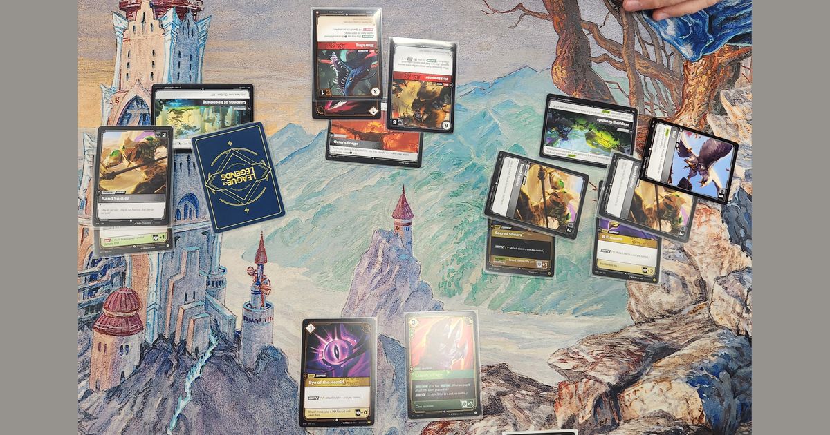 Riftbound League of Legends cards in play