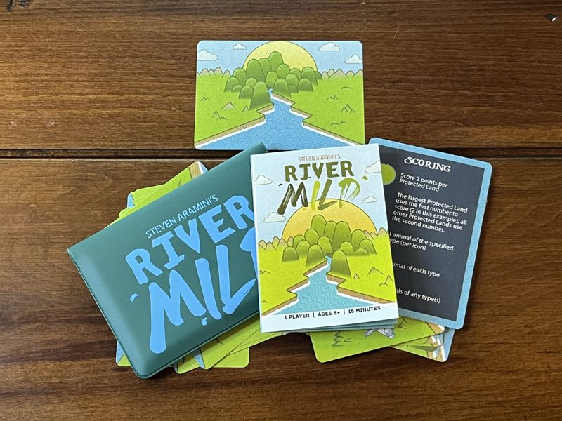 River Wild wallet and complete card contents