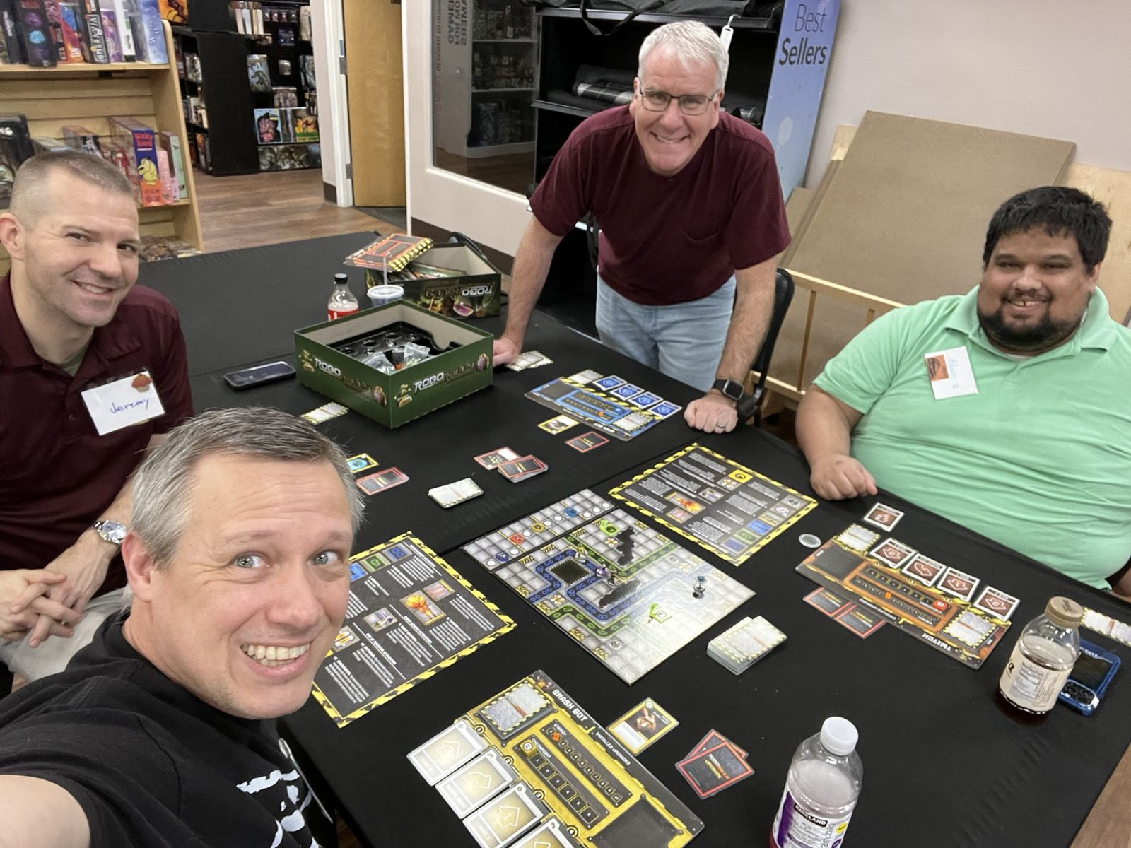 Robo Rally anniversary game in play