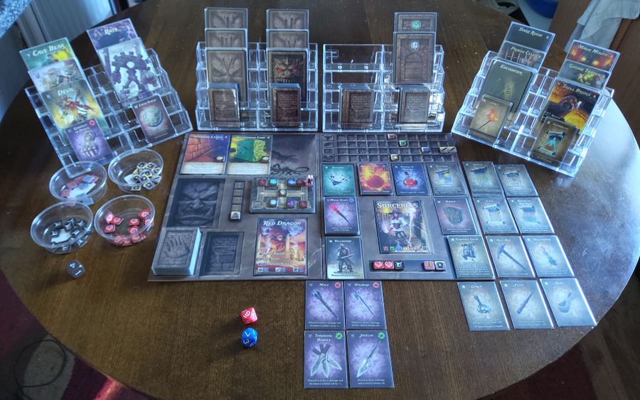 Rogue Dungeon second edition game setup