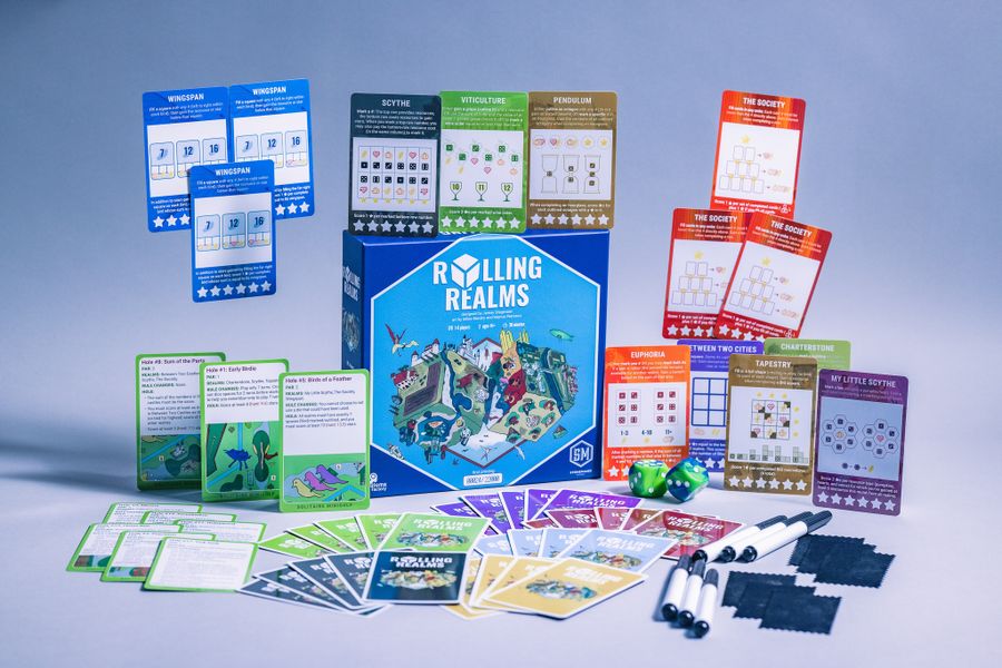 Complete Rolling Realms component spread