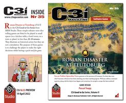 Roman Disaster At Teutoburg box art