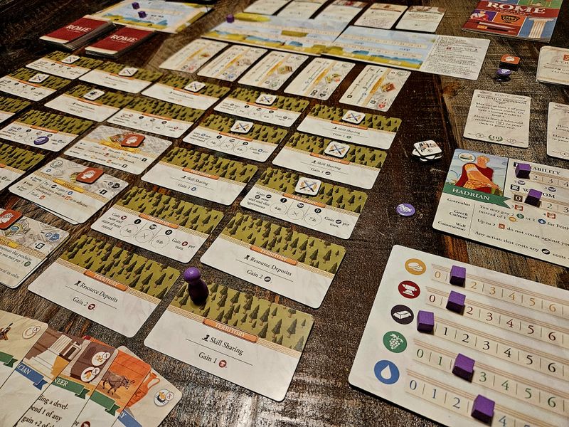 Rome Fate of an Empire solo table setup