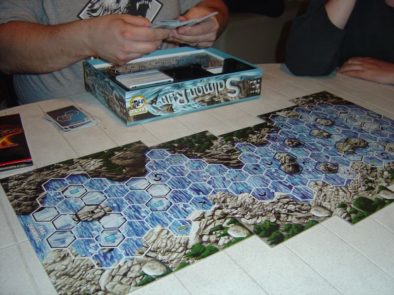 Salmon Run modular river board