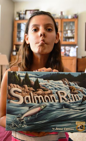 Salmon Run modular river setup ready to play
