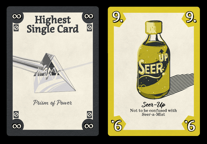 Sample suited cards from Seers Catalog