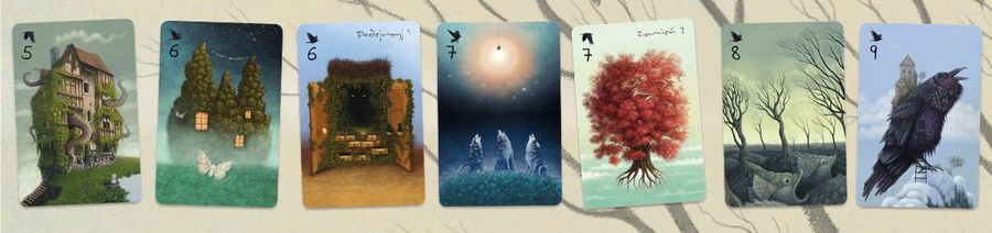 Illustrated dream cards from Sen