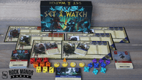 Set a Watch character boards cards and dice