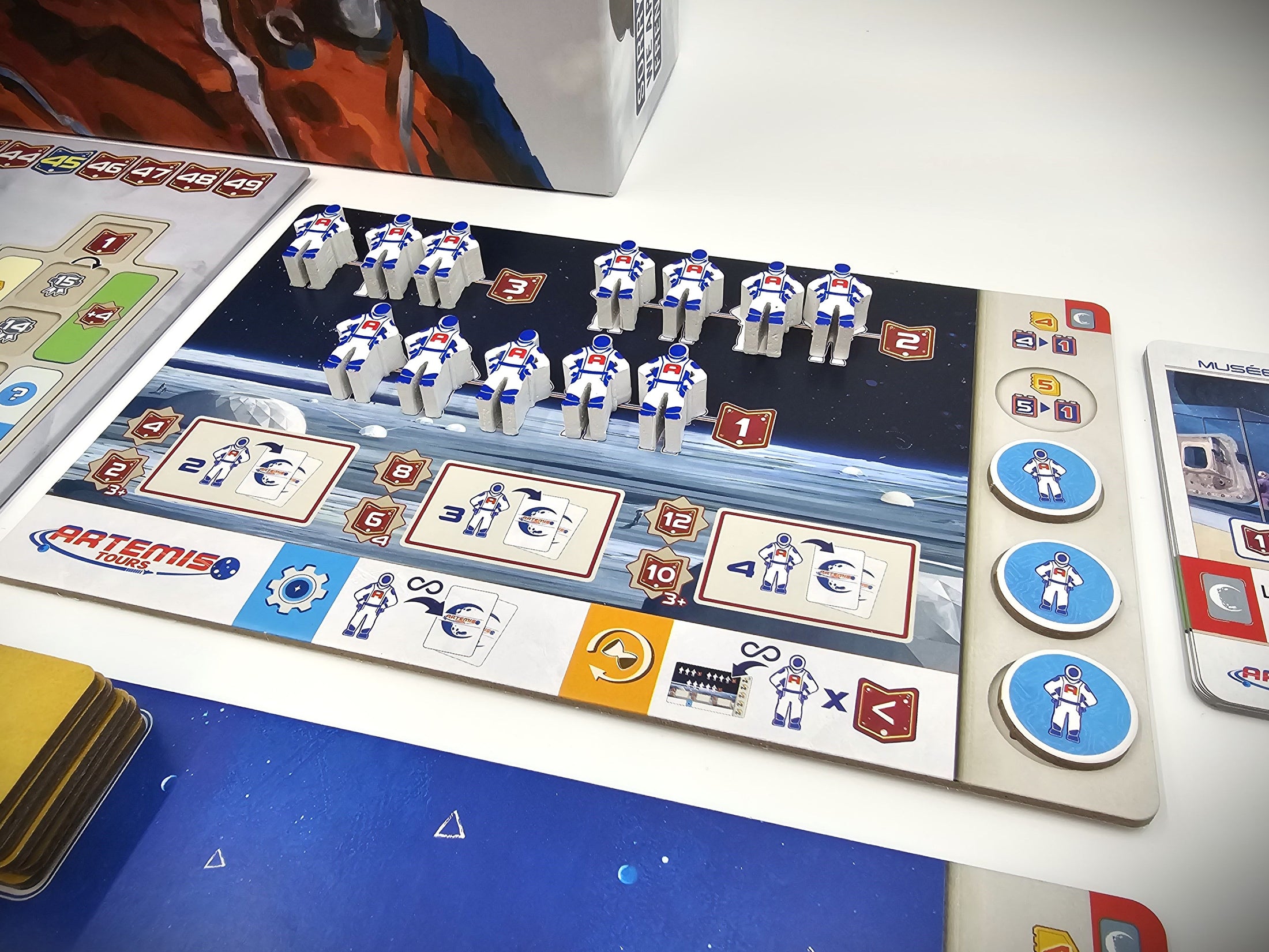 Shackleton Base board game in play