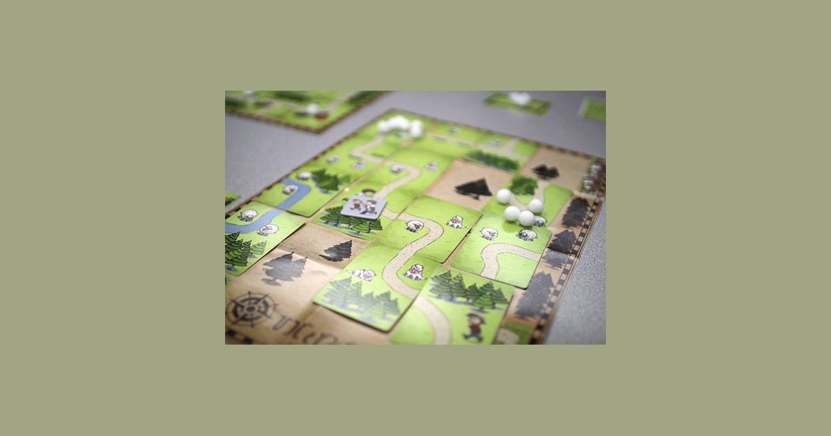 Sheep and Thief tile layout in play