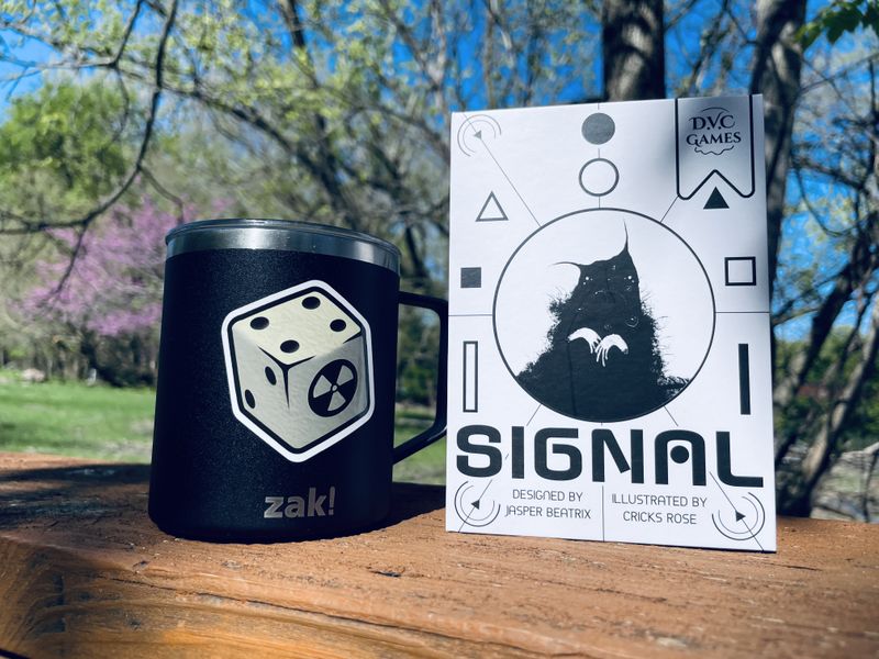 Signal board game components