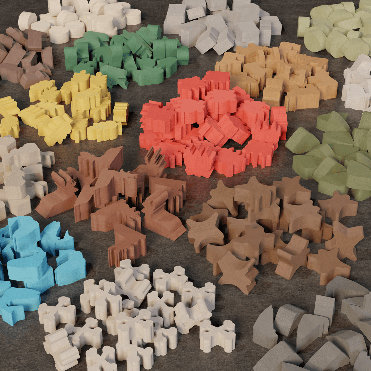 Skara Brae wooden resource components