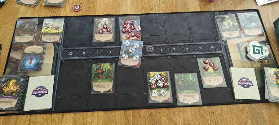 Skytear Horde Monoliths battlefield setup