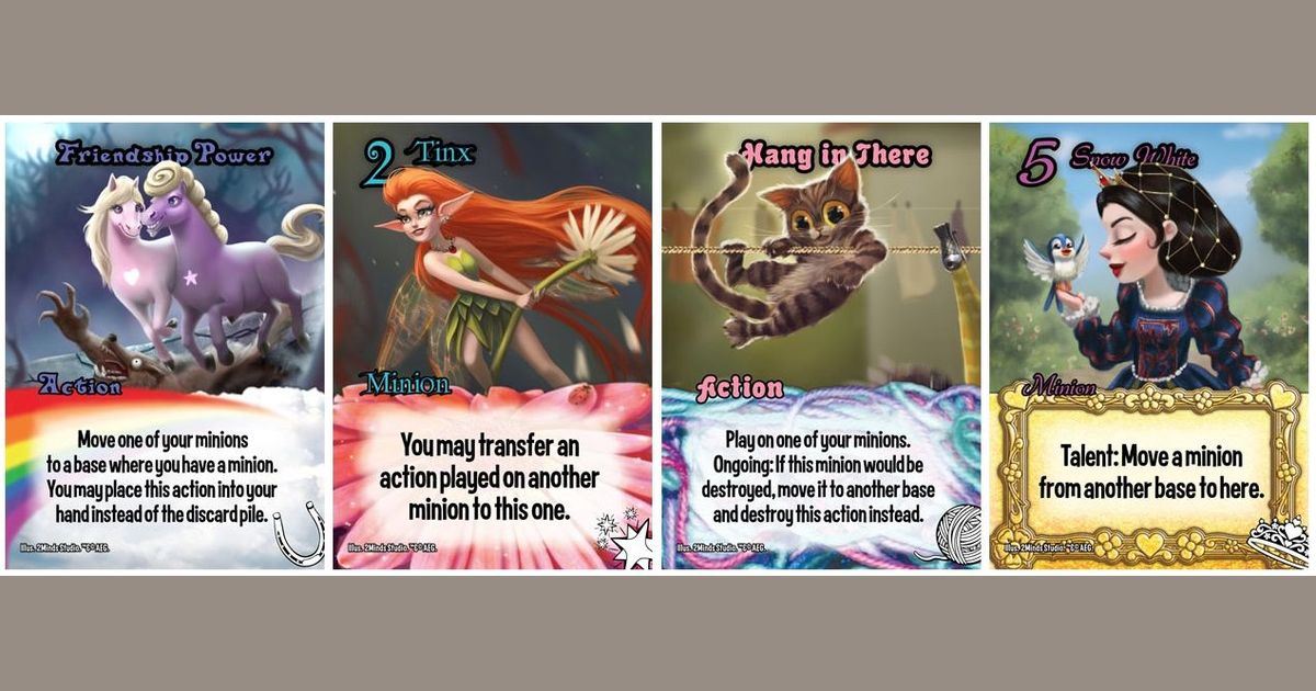 Pretty Pretty Smash Up faction cards