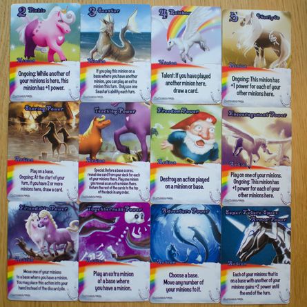 Smash Up Mythic Horses faction cards during play