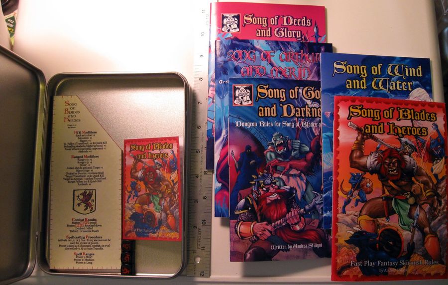 Homemade Song of Blades and Heroes miniature set