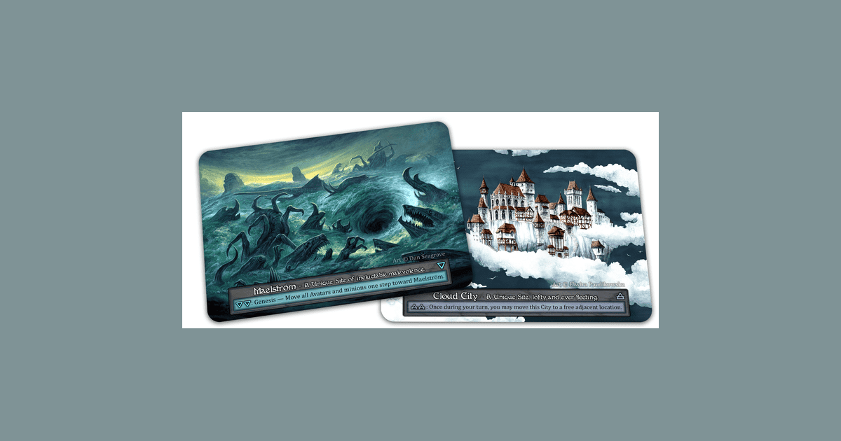 Sorcery Contested Realm atlas site cards