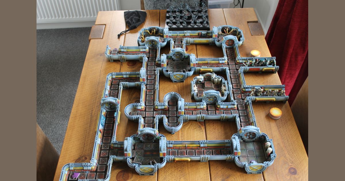 Space Hulk fourth edition game in progress