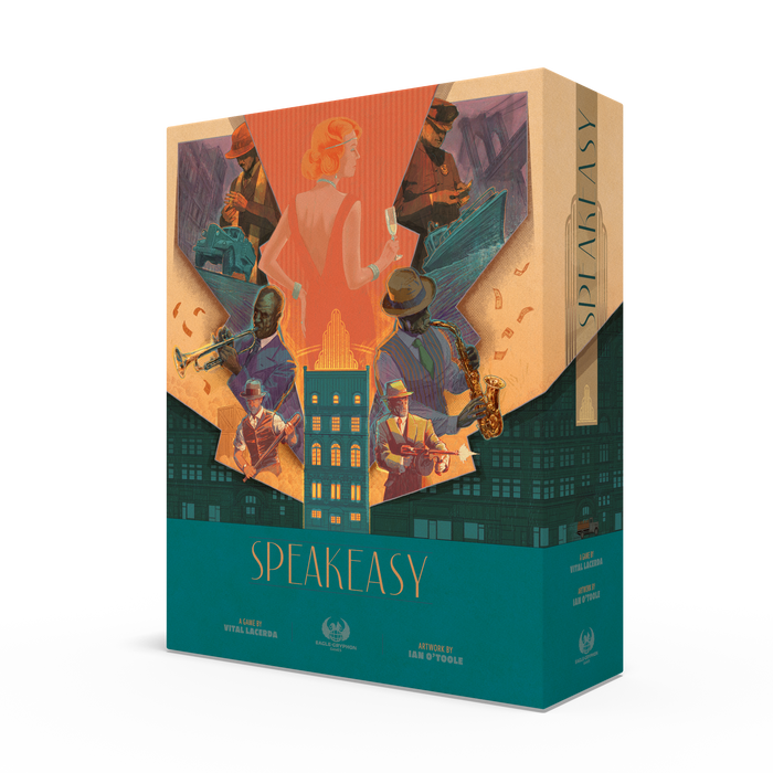 Angled Speakeasy board game box
